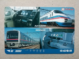 T-559 - JAPAN, Japon, Nipon, Carte Prepayee, Prepaid Card, Chemin De Fer, Railway, Train - Trains