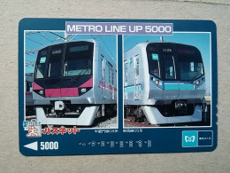 T-559 - JAPAN, Japon, Nipon, Carte Prepayee, Prepaid Card, Chemin De Fer, Railway, Train - Trains