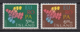 Europa/Cept, Island  354/55 , Xx   (U 7306) - 1961