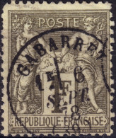 FRANCE / LANDES - 1878 - TàD T.16 "GABARRET / (39)" Sur Yv.82 - 1877-1920: Semi Modern Period