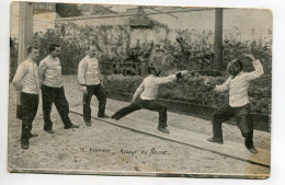 ESCRIME Pompiers Assaut Au Fleuret écrite En 1910  D08 2023 - Escrime