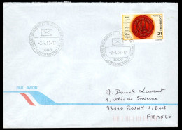 LUXEMBOURG - Lettre Pour La France 2002 - Brieven En Documenten