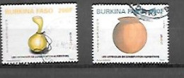 TIMBRE OBLITERE DU BURKINA  DE 2012 N° MICHEL 1968/69 - Burkina Faso (1984-...)