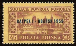 Poland Stamps MNH ZC 974: Philatelic Exhibition BALPEX 1959 - Neufs