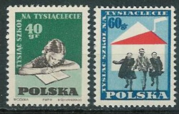 Poland Stamps MNH ZC 986-87: 1000 Schools For The Millennium - Neufs