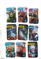 9 Cartes Marvel 2023 No 90.91.92.93.94.95.96.97.98 - Altri & Non Classificati