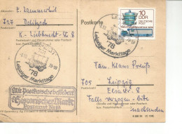 ALEMANIA DDR MAT LEIPZIG LEIPZIGER MARKTTAGE CARRUAJE - Postkoetsen