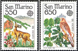 San Marino 1182/83 - Europa CEPT 1986 - MNH - 1986