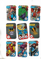 9 Cartes Marvel 2023 No 100.101.102.103.104.105.106.107.108. - Other & Unclassified