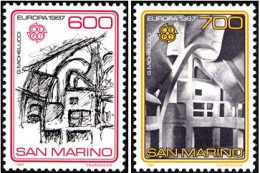 San Marino 1195/96 - Europa CEPT 1987 - MNH - 1987