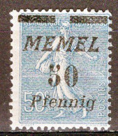 MEMEL - Timbre N°54 Neuf A/charnière - Nuevos