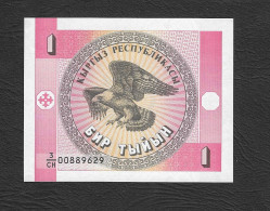 Kirghizistan - Banconota Non Circolata FdS UNC Da 1 Tyiyn P-1a - 1993 #19 - Kirguistán