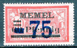MEMEL - Timbre N°42 Neuf A/charnière - Unused Stamps