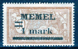 MEMEL - Timbre N°26 Neuf A/charnière - Neufs