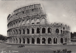 CARTOLINA  ROMA,LAZIO-COLOSSEO-STORIA,MEMORIA,RELIGIONE,CULTURA,IMPERO ROMANO,BELLA ITALIA,VIAGGIATA 1956 - Coliseo