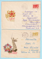 USSR 1968.0227-0228. Victory Day. Prestamped Covers (2), Used - 1960-69