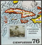 Kuba 1976 Mi-Nr.2175 Block 48 ** Postfrisch 5. Nationale Briefmarkenausstellung ( C 163) Günstige Versandkosten - Blocchi & Foglietti