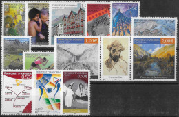 ANDORRE - ANNEE 2004 - 13 VALEURS - NEUF** MNH - Ungebraucht