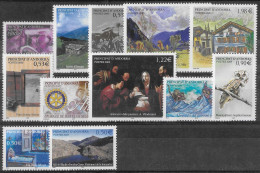 ANDORRE - ANNEE 2005 - 16 VALEURS - NEUF** MNH - 2 SCANS - Unused Stamps