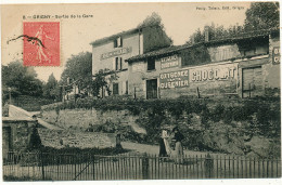 GRIGNY - Sortie De La Gare - Grigny