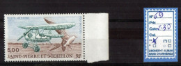 SAINT- PIERRE ET MIQUELON LUXE** - PA 69 - Unused Stamps