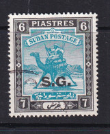 Sdn: 1936/46   Official - Arab Postman  'S.G.'  OVPT   SG O40b    6P    Used - Soudan (...-1951)