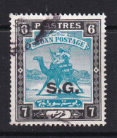 Sdn: 1936/46   Official - Arab Postman  'S.G.'  OVPT   SG O40b    6P    Used - Sudan (...-1951)