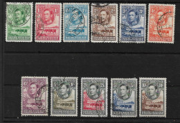 BECHUANALAND 1938 - 1952 SET SG 118/128 FINE USED Cat £110 - 1885-1964 Protectoraat Van Bechuanaland