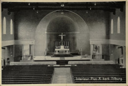 Tilburg (N-Br.) Interieur Pius X Kerk 19?? - Tilburg