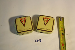 C313 2 Anciennes Boites En Métal - Typewritter - Rouleau - Imprimerie - Boxes