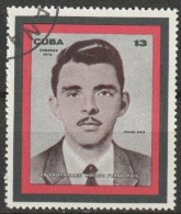 Kuba 1968 Mi-Nr.1789 O Gestempelt 15.Todestag Frank Pais( C 638) Günstige Versandkosten1,00€-1,20€ - Used Stamps