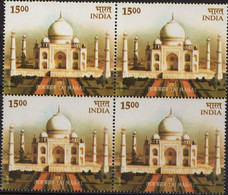 INDIA 2004 "TAJ MAHAL ~ UNESCO WORLD HERITAGE SITE" Block Of 4 MNH As Per Scan - Unused Stamps