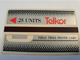 SOUTH AFRIKA  FIELD TRIAL CARD 25 UNITS TELKOR Red Arrow     1CARD Used **16048** - Sudafrica