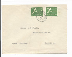 Schweden Bedarfsbrief MeF - Fussball - WM 1958 - 1958 – Suecia