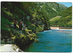 PESCA DEL SALMON, RIO CARES.-  NISERIAS / ASTURIAS .- ( ESPAÑA) - Asturias (Oviedo)