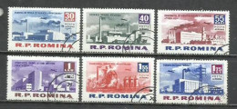 8555-SERIE COMPLETA RUMANIA AEREOS 1963 Nº 167/172 - Usati