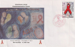 Nepal, 2013, World AIDS Day, Cover Postmark(2013) Stamp(2012), Mi 1061, Sg 1078 - Népal