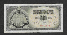 Jugoslavia - Banconota Circolata Da 500 Dianari P-84a - 1970 #19 - Yougoslavie