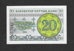 Kazakistan - Banconota Non Circolata FdS UNC Da 20 Tiyin P-5a - 1993 #19 - Kazakhstán