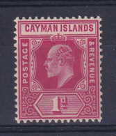 Cayman Islands: 1907/09   Edward   SG26   1d   MNH - Cayman Islands