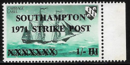 1971 SOUTHAMPTON STRIKE POST 1 ** Ovp. ** MNH - Local Issues