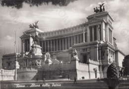 CARTOLINA  ROMA,LAZIO-ALTARE DELLA PATRIA-STORIA,MEMORIA,CULTURA,RELIGIONE,IMPERO ROMANO,BELLA ITALIA,VIAGGIATA 1953 - Altare Della Patria