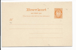 Norwegen P  50 I **  -  3 Öre Posthorn-Doppelkarte - Postal Stationery