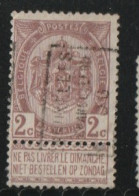 Brussel Chancelerie 1906  Nr. 810A - Roller Precancels 1900-09