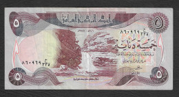 Iraq - Banconota Circolata Da 5 Dinari P-70a.2 - 1981 #19 - Iraq