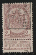 Brussel Nord 1908  Nr. 1073B - Roller Precancels 1900-09