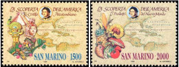 San Marino 1300/01 - Discovery Of America ( Cristoforo Colombo ) 1990 - MNH - Cristóbal Colón