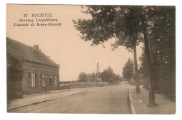 Hechtel  Steenweg Leopoldsburg Chaussée De Bourg-Léopold   Edit H Verlinden-Wuyts N° 17  Cafe Restaurant Du Tram - Hechtel-Eksel