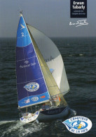 CPM - J - VOILE - BATEAU - VOILIER COMPTOIR DE LA MER - ARMOR LUX - ERWAN TABARLY - Voile