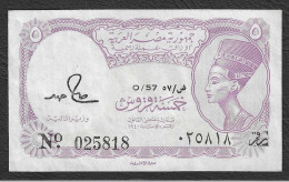 Egitto - Banconota Circolata Da 5 Piastre P-182j - 1982/6 #19 - Egypt